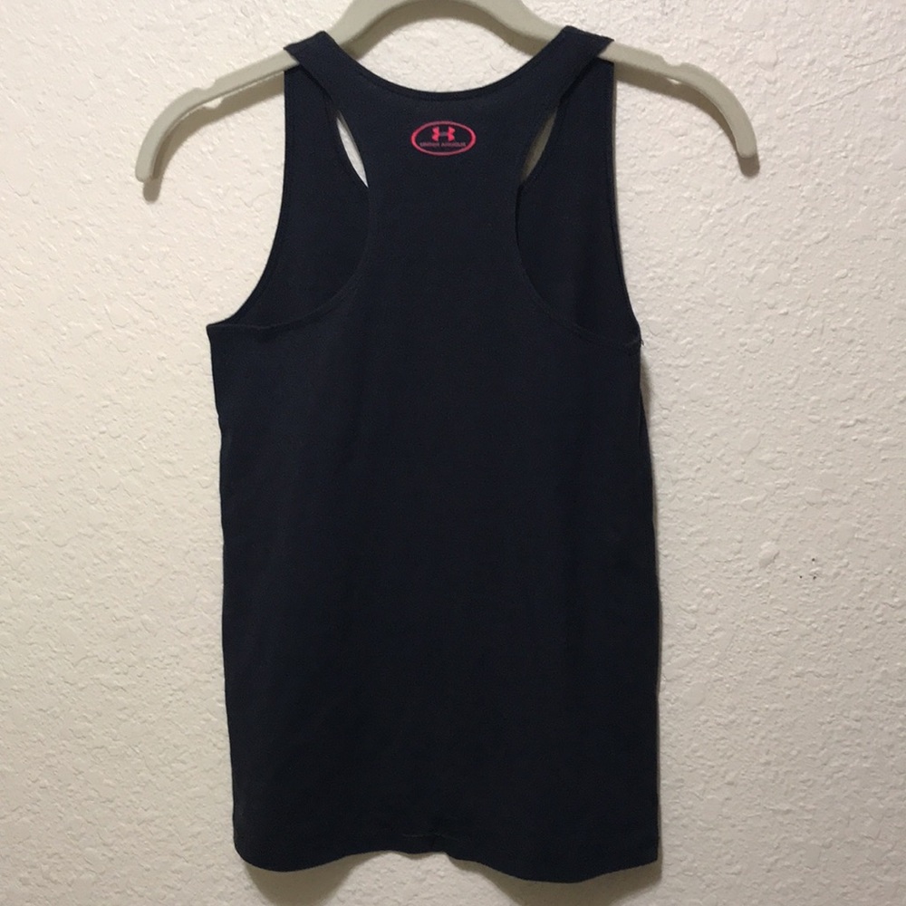 Under Armour Girls' Black Tank Top -'Dance Is A Sport'. Good Condition. Size M. - Picture 4 of 4